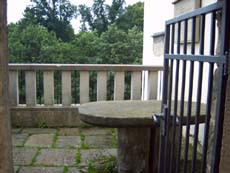 Zugang zum Balkon