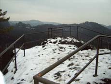 Blick zum Kleinen Winterberg (Bildmittelgrund)