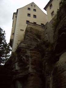 Der Balkon am Schlossflügel